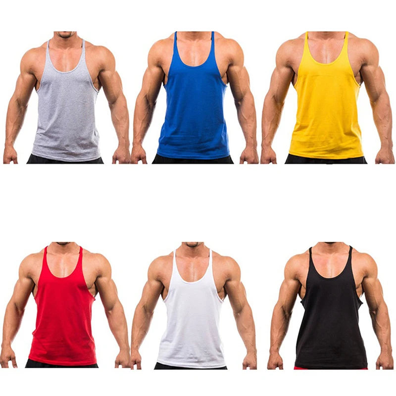 Áo Gym Nam 2023 - Tank Top Thể Hình Tập Luyện Cotton - Daisan Mart