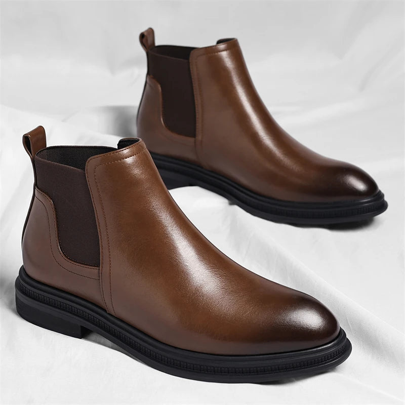 Men's Chelsea Boots - Soft Leather - Luxurious &amp; Elegant
