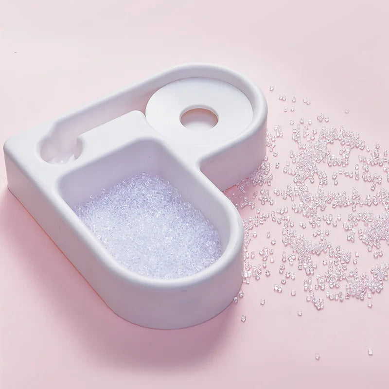 Double Bowl Set for Dogs and Cats - Pet Food and Water Bowls