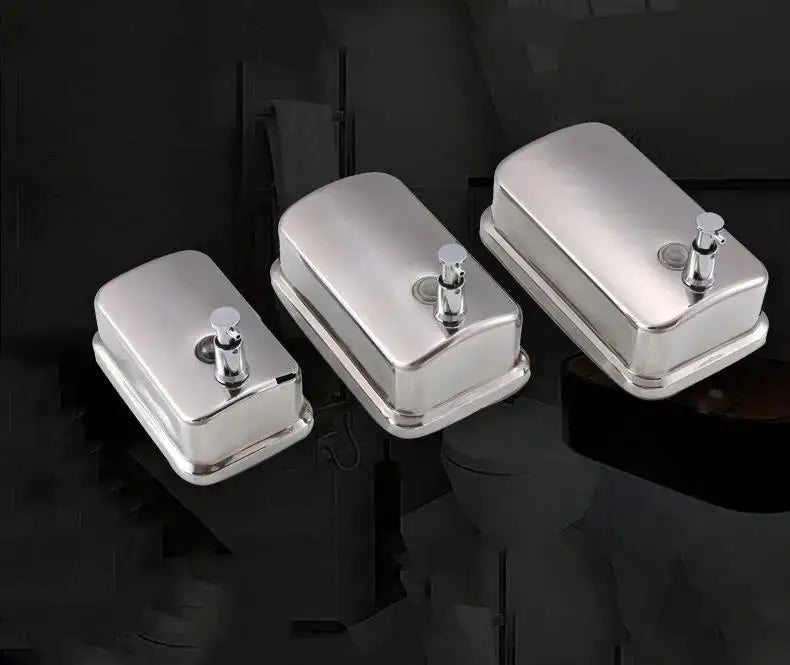 Bình Xà Phòng Inox 304 Treo Tường 500-1000ml Nhà Tắm - Daisan Mart