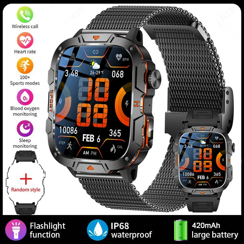 2025 Men's Watch - Waterproof LED Sports