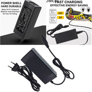 Electric Smart Scooter Battery Charger Electric Drive Smart Balance Hoverboard Power Charger EUPlug 42V2A Backup Battery Charger