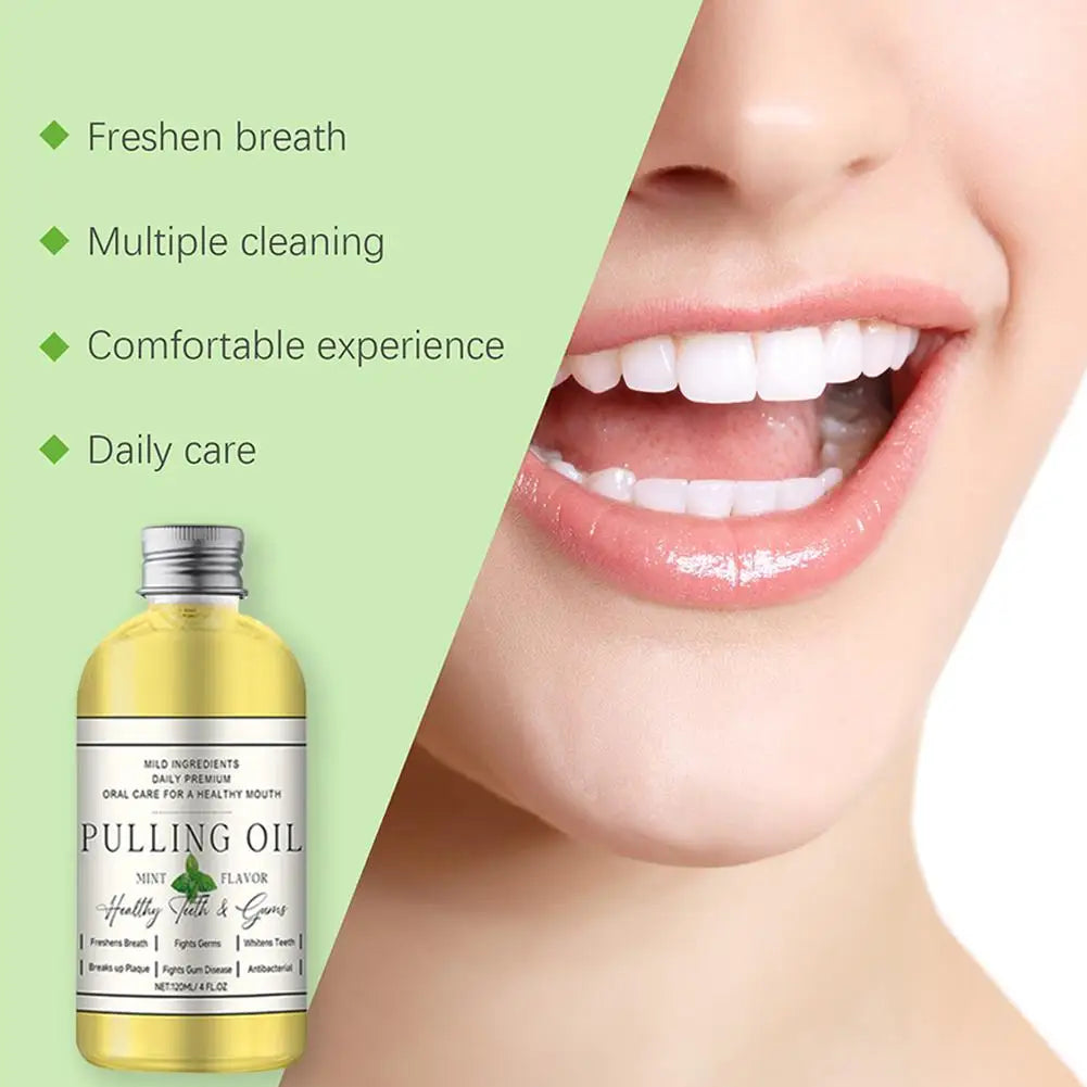 Organic Coconut Oil Mouthwash Deodorizes &amp; Cleans Teeth