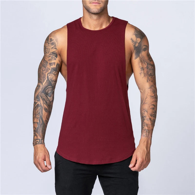 Áo Tank Nam Tập Gym Mùa Hè Thoáng Khí Cotton - Daisan Mart