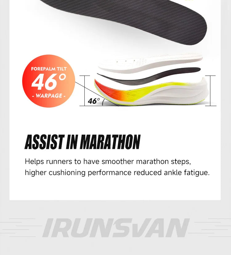 IRUNSVAN Anti-Slip Carbon Running Shoes For Men