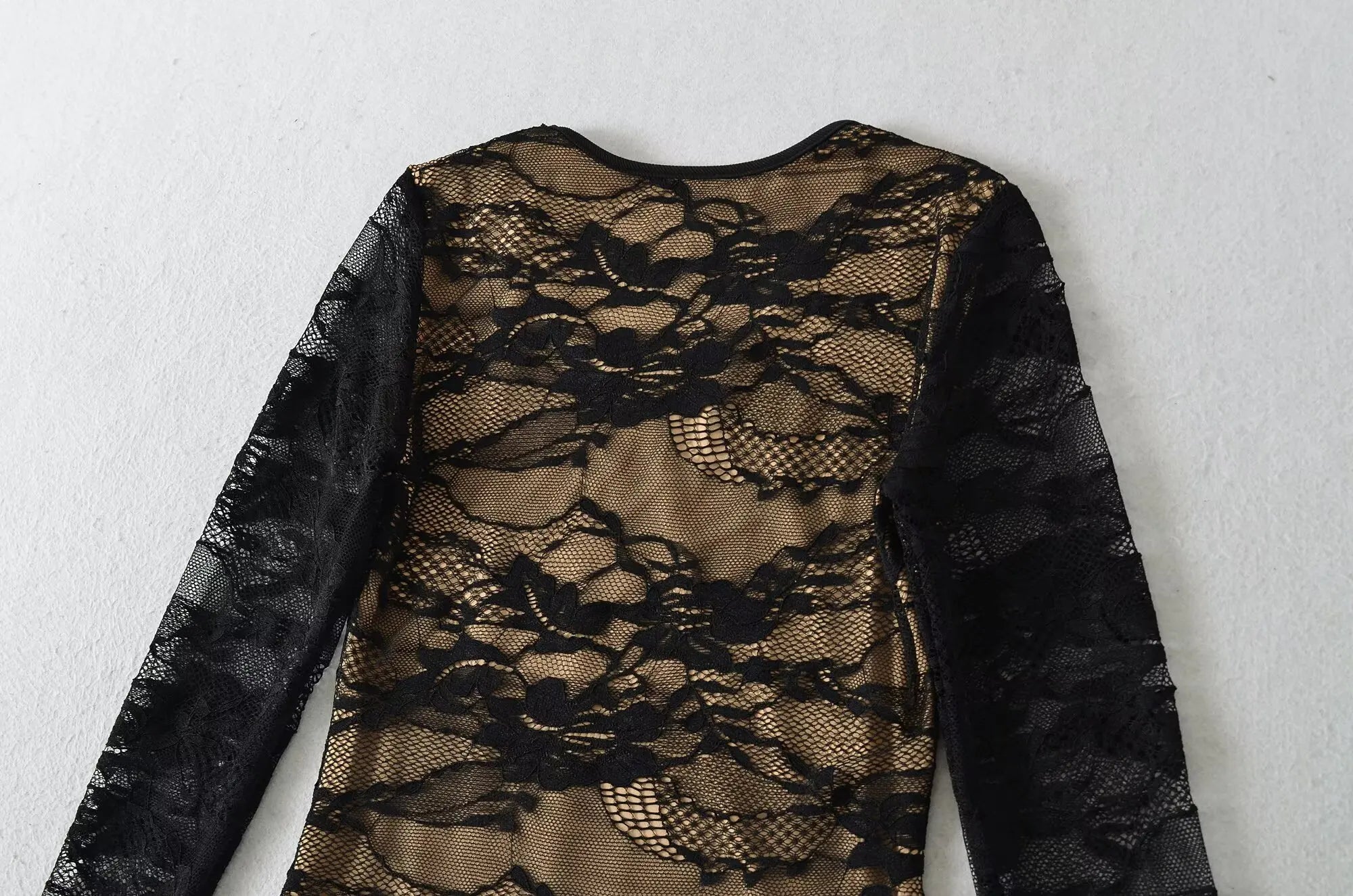 Sexy Lace Bodysuit 2025 - 2 Colors Long Sleeves