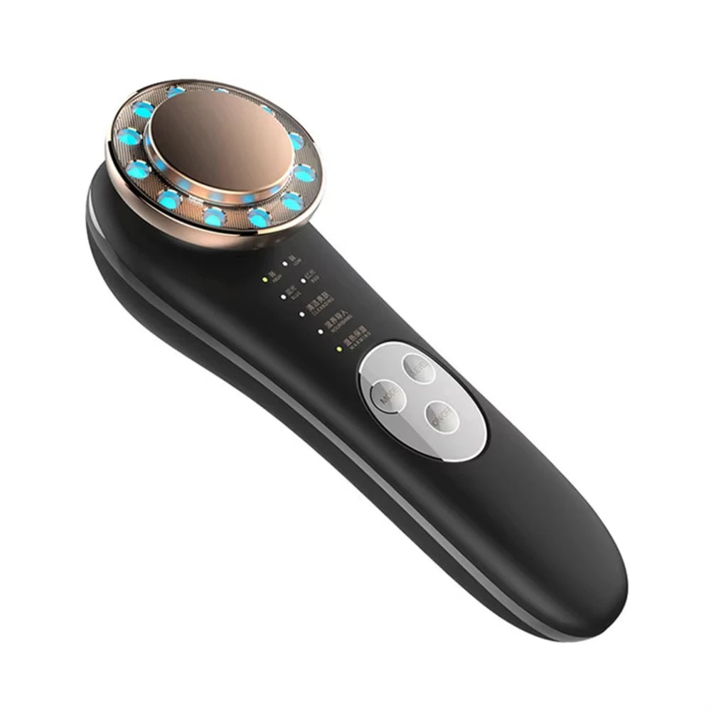 7-in-1 Facial Massager for Cleansing &amp; Lifting High-End