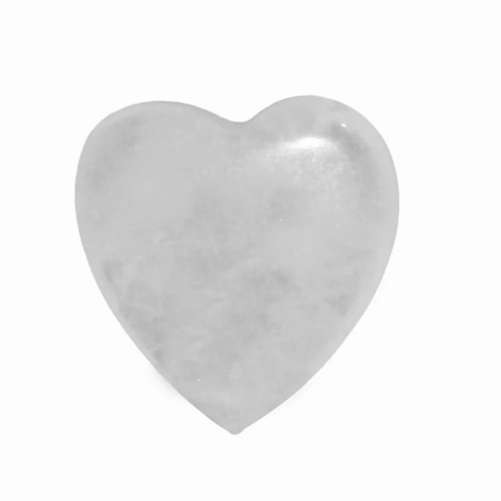 20mm Natural Heart Shaped Quartz Stone Decoration