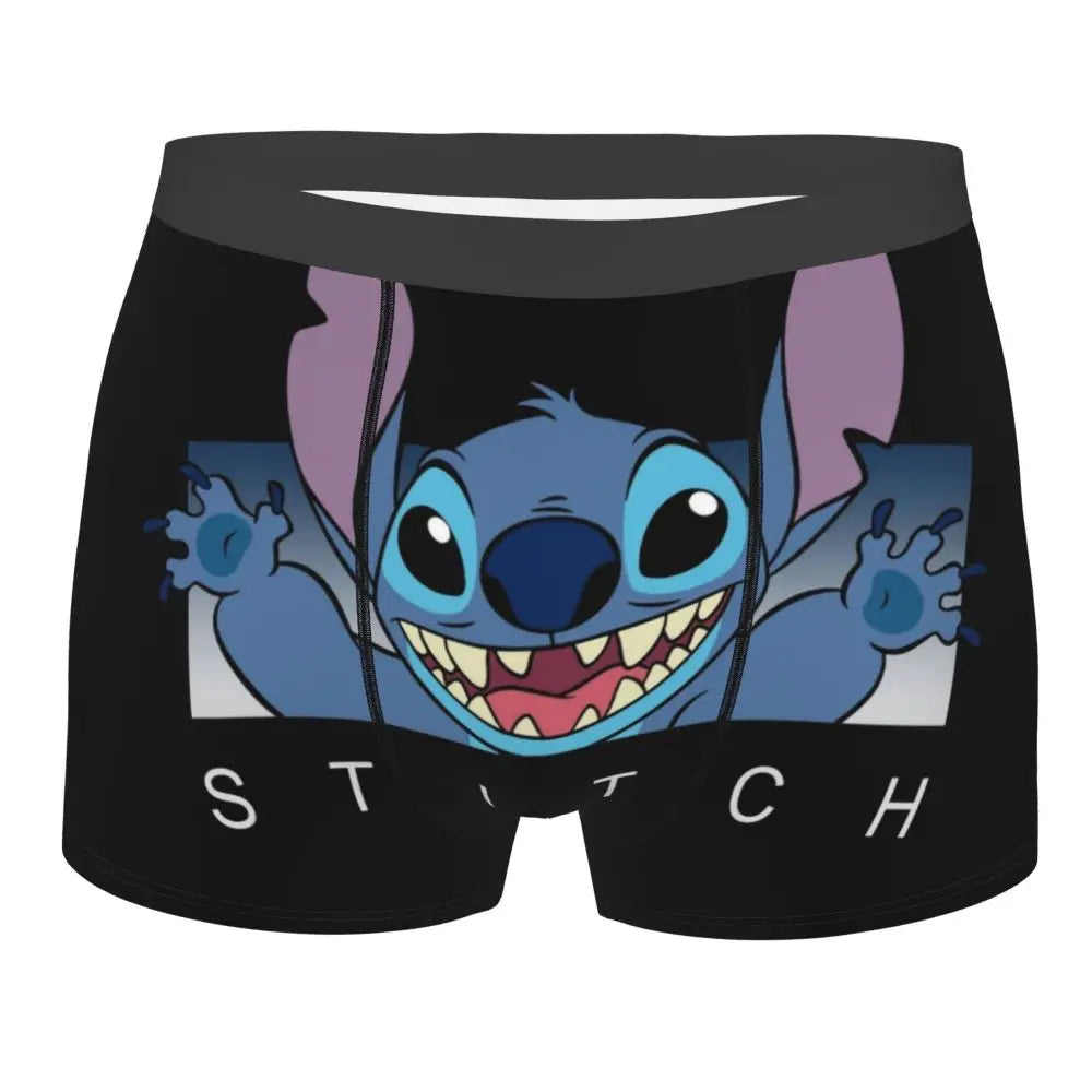Quần Sịp Nam Lilo Stitch Thoải Mái Phong Cách Anime