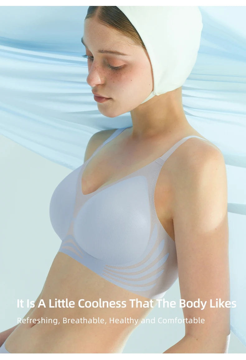 Sujiin Cool Smooth Wireless Support Bra MX159A