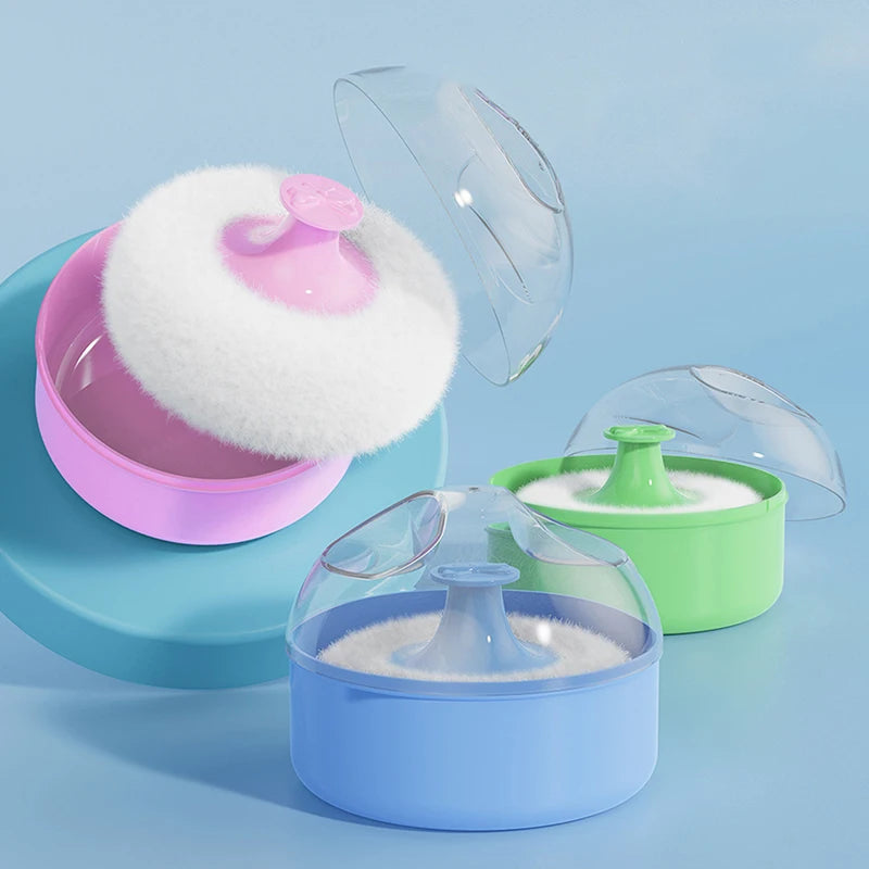 Soft Powder Puff Box for Babies - 1 Piece