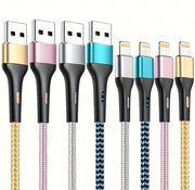 3A USB Fast Charging Cable For iPhone/iPad 1m/2m/3m