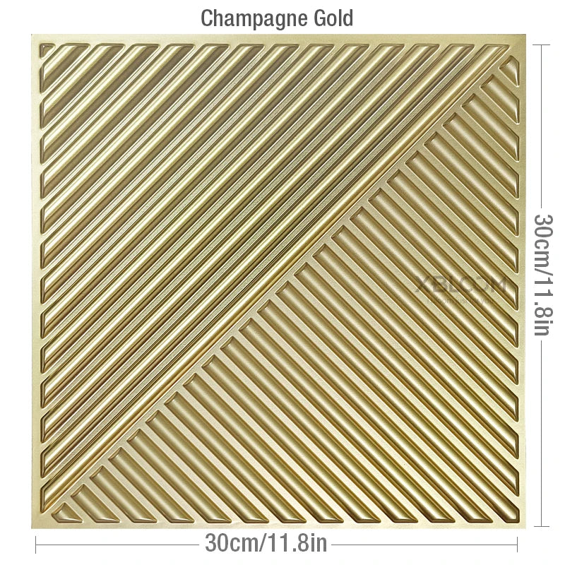 3D Diamond Decorative Art Wall Panels 30x30