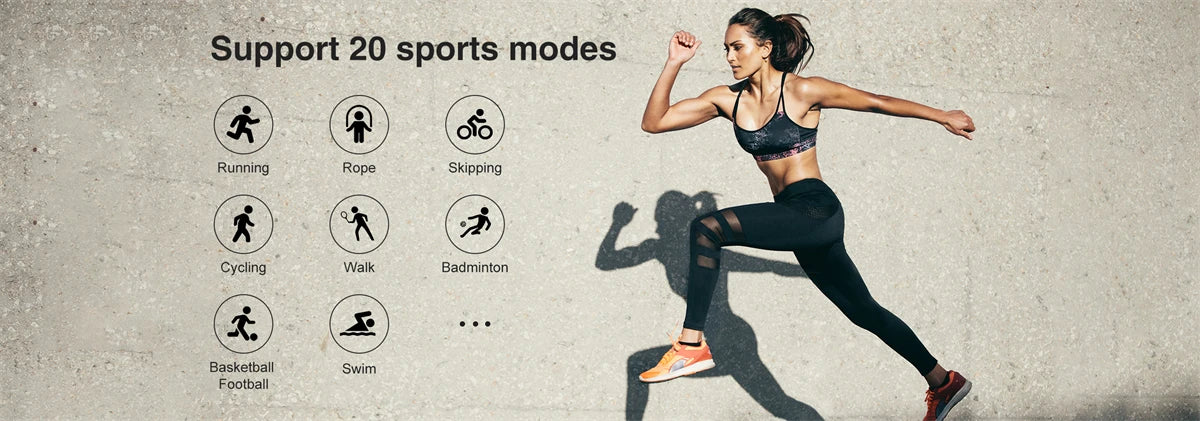 Multi-function Waterproof Smart Watch Health Tracker