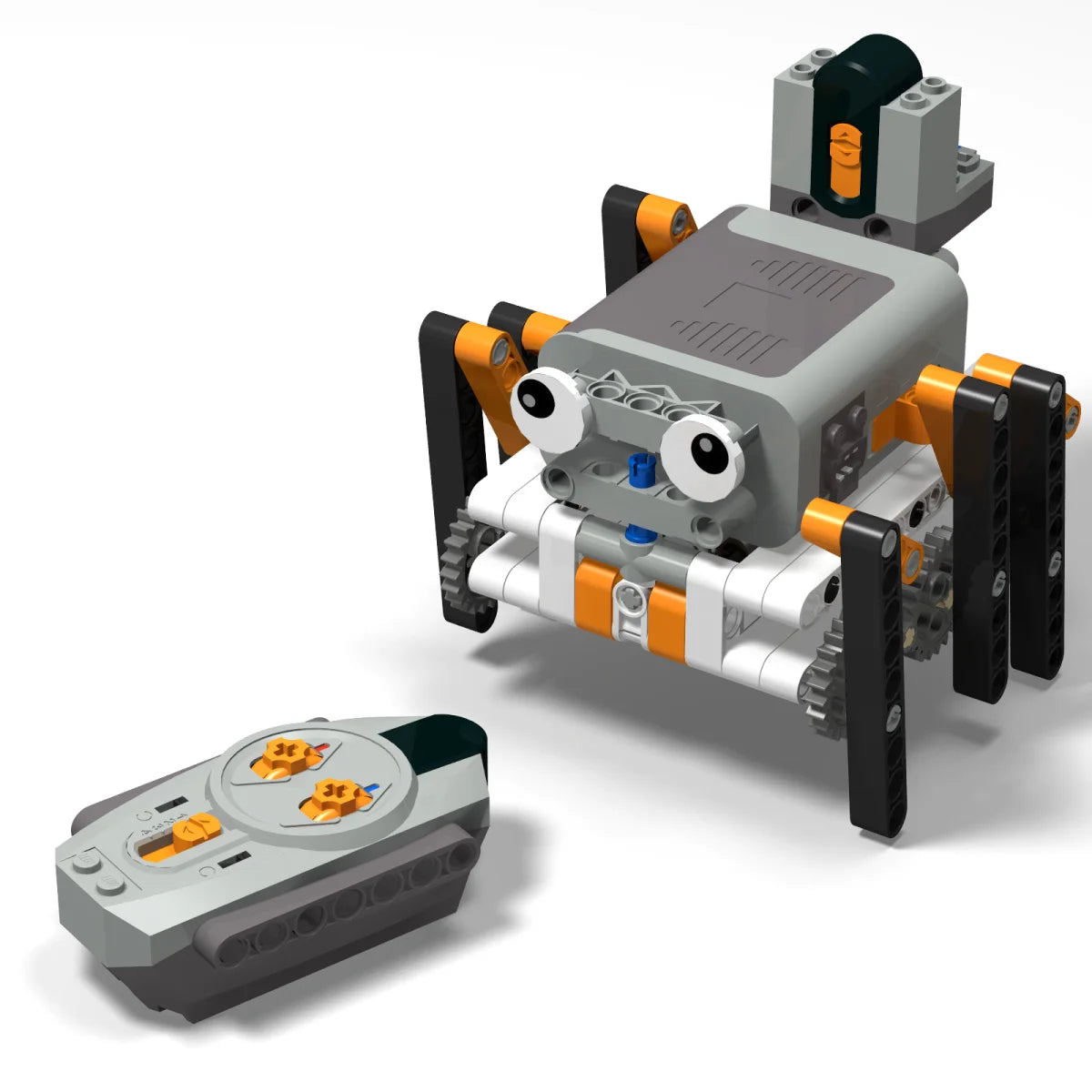Technical Electric MOC Building Blocks 6-Leg Walking Robot RC Omnidirectional Robot Model DIY  bricks blocks Toy for kids - Daisan Mart