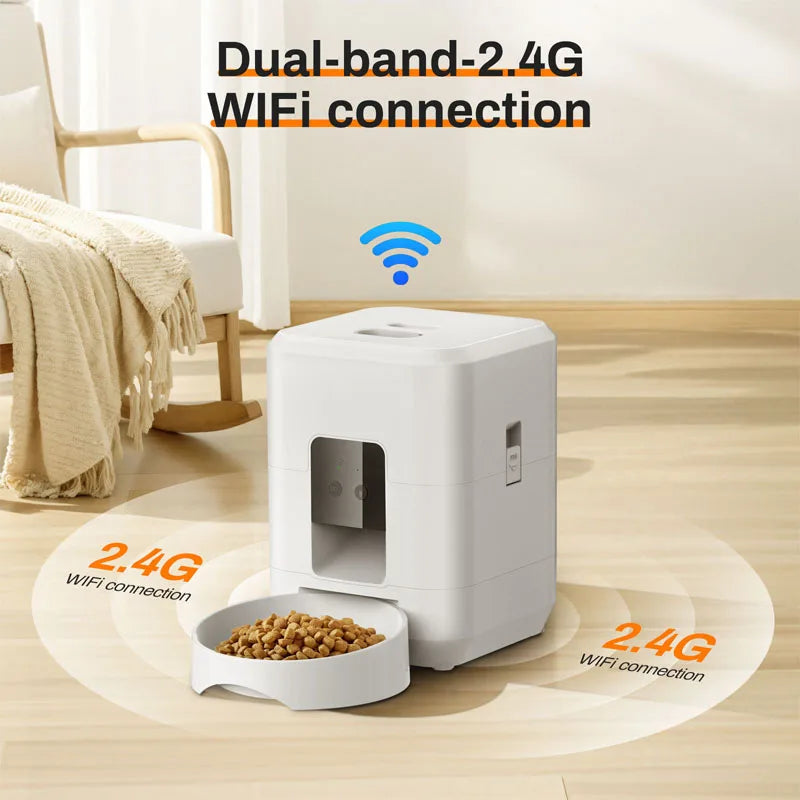 Máy Cho Ăn Thông Minh 2025 - Tự Động & Định Lượng WiFi - Daisan Mart