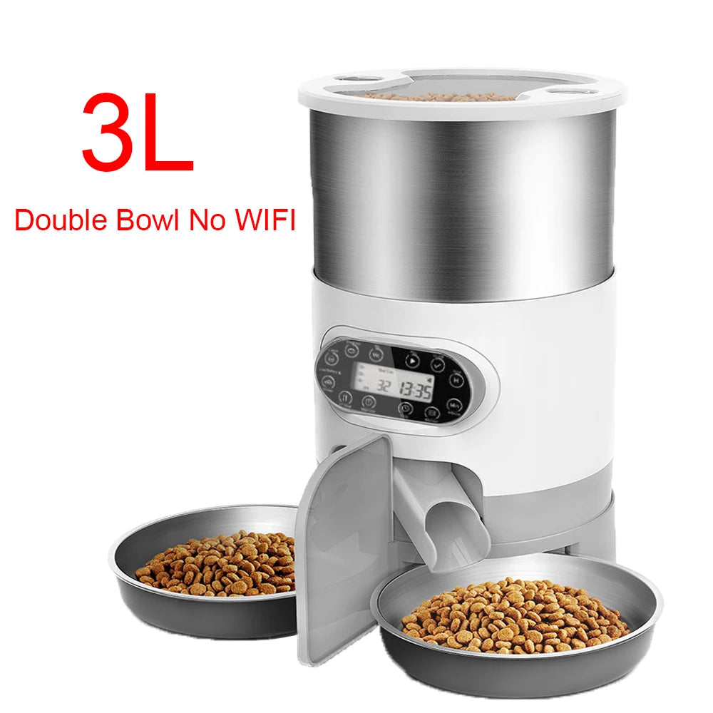 New Pet Feeder Pet Dispenser For Cat And Dog Travel Supply Automatic Smart Slow Feeder Dispenser Fixed Time Amount Of Food - Daisan Mart