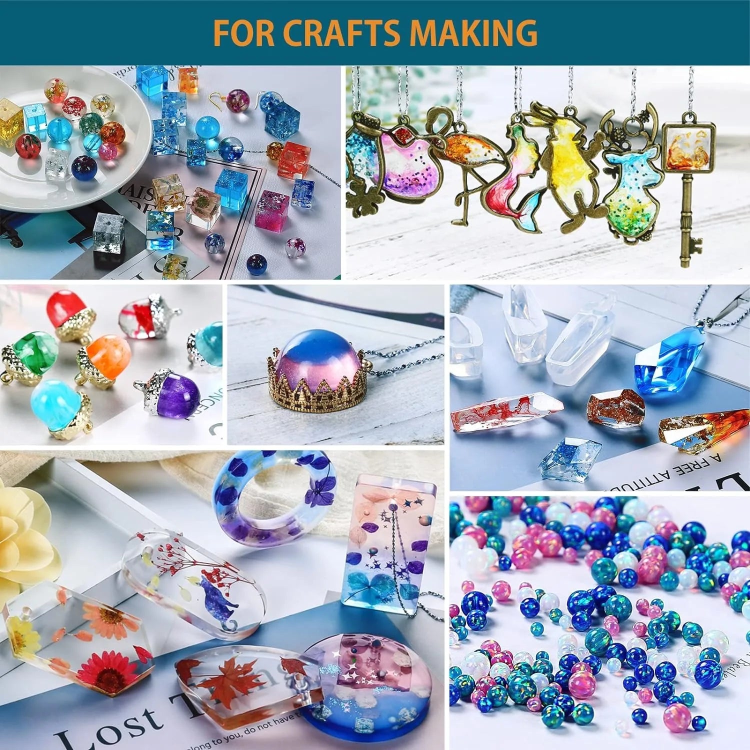 Nhựa resin UV trong suốt 300g cao cấp làm trang sức