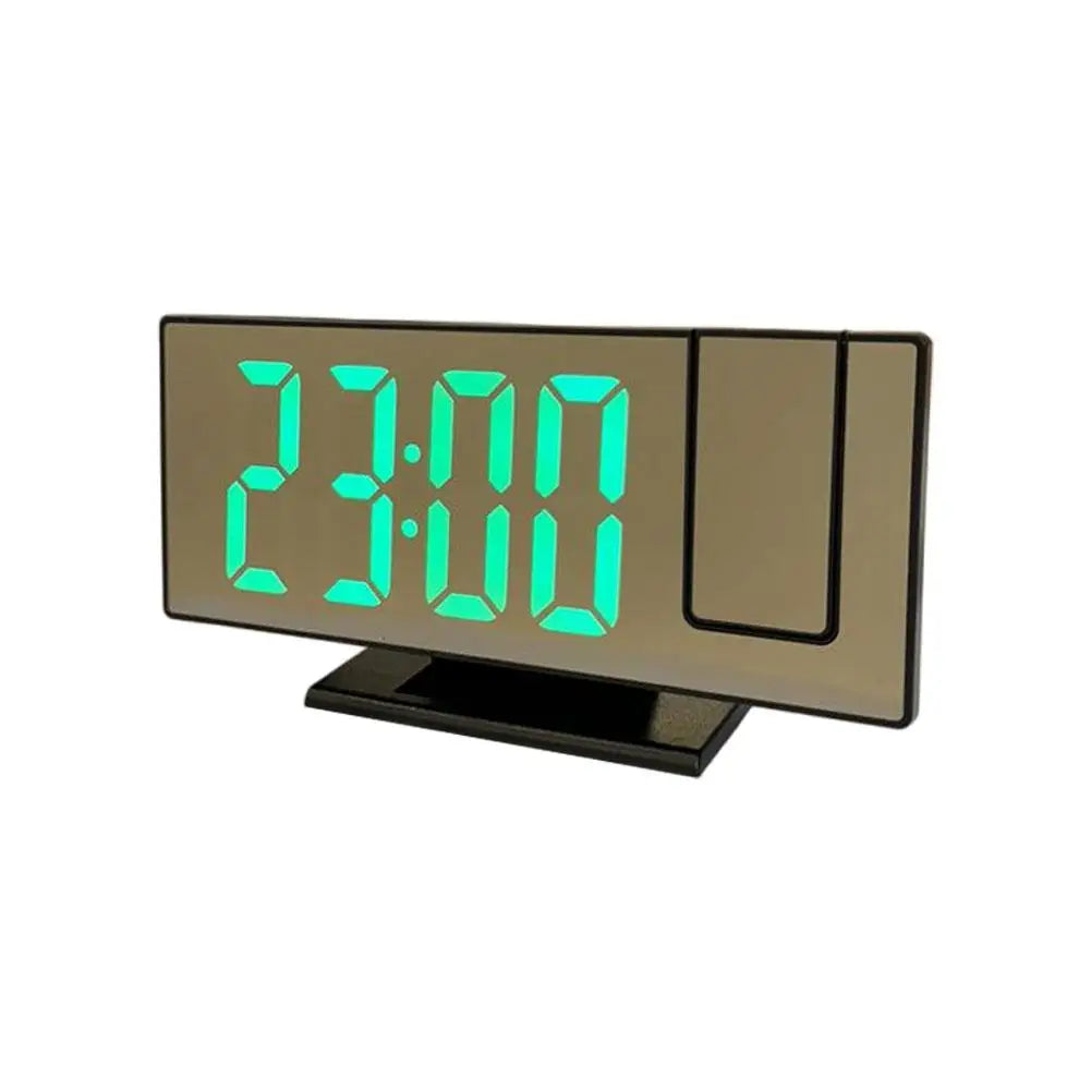 LED Digital Alarm Clock Battery Voice Control