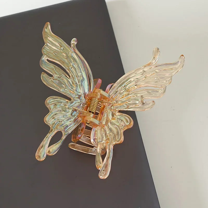 Vintage Butterfly Hair Clip - Acrylic Hair Jewelry