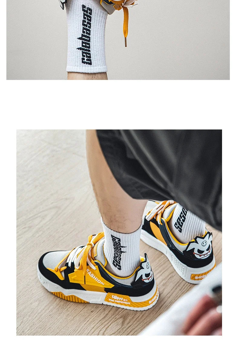 Red Fashion Couple Shoes Hip Hop Style Men And Women