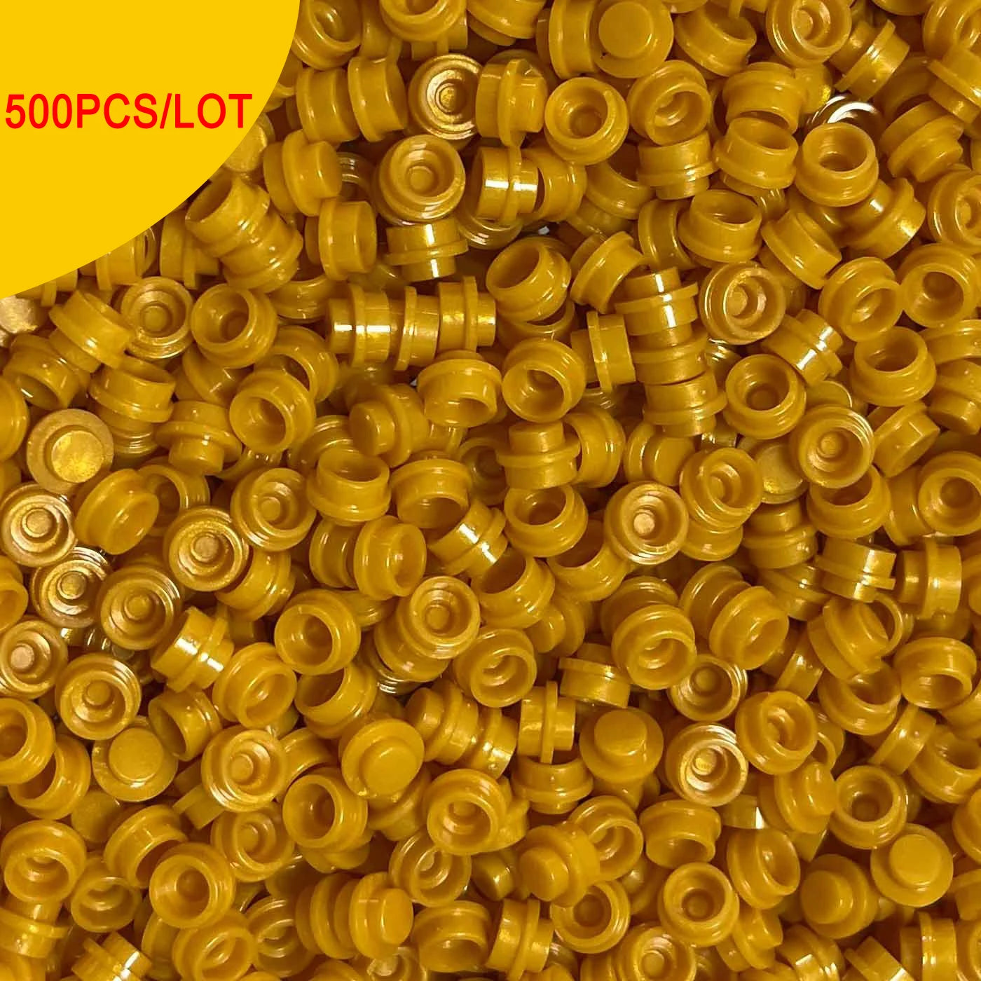 500PCS/LOT MOC Small Bricks 6141 Plate 1x1 Round Transparent Building Blocks Ocean Seascape Seawater Parts DIY Toys