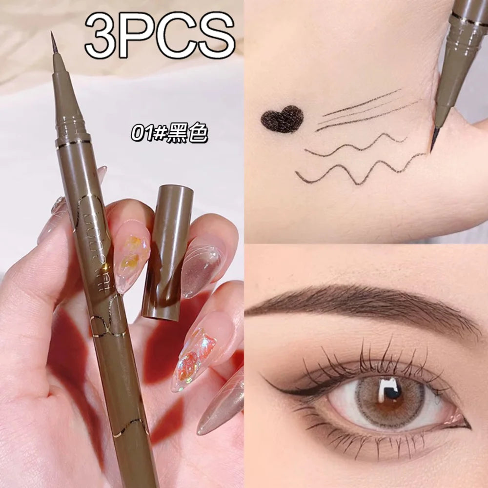 Slim Brown Eyeliner Waterproof Long Lasting Smudge-proof