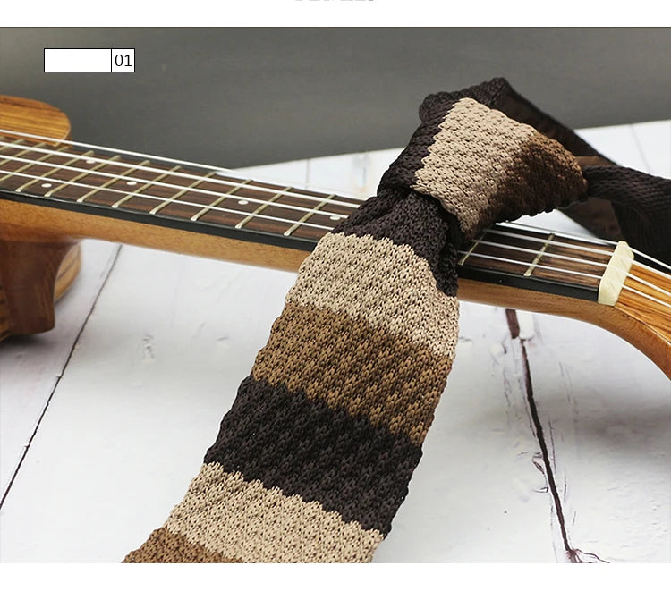 5.5公分條紋羊毛領帶，男士款，青春洋溢的韓式風格