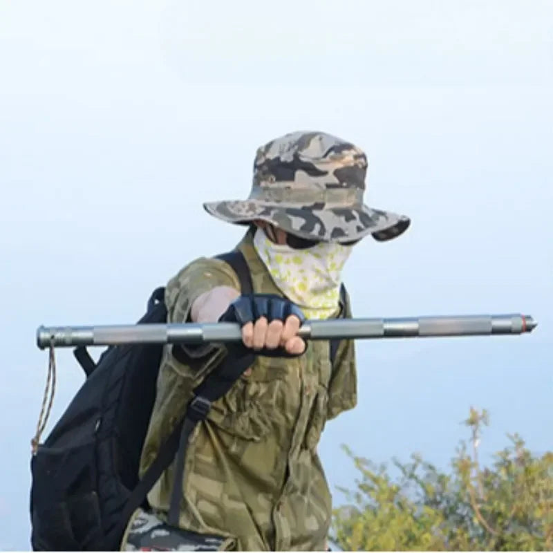 Foldable Aluminum Alloy Multi-Functional Hiking Stick