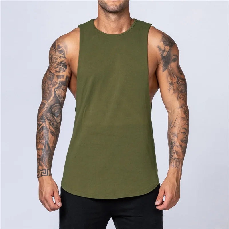 Áo Tank Tập Gym Nam Cotton Không Tay Thoáng Khí Hè - Daisan Mart