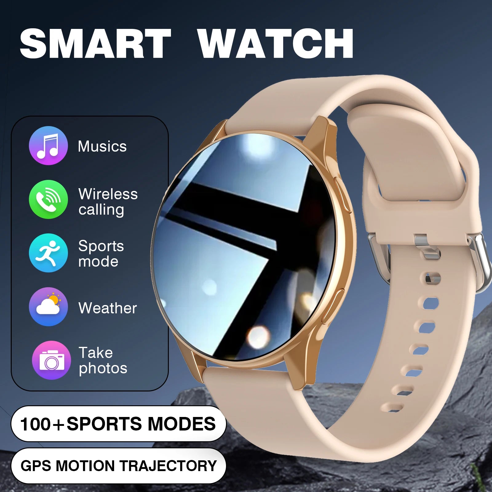 Đồng hồ thông minh Gọi Không Dây, Đa Thể Thao, Cá Nhân