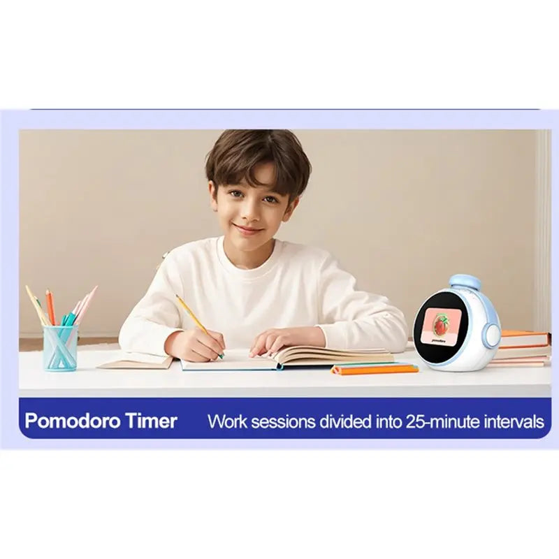 ELECT-Educational And Entertaining AI Voice Robot With AI Smart Chat Companion And Alarm Clock Function For Children - Daisan Mart