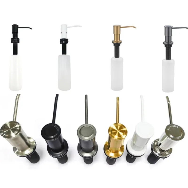 500ml Stainless Steel Under Sink Soap Dispenser for Kitchen