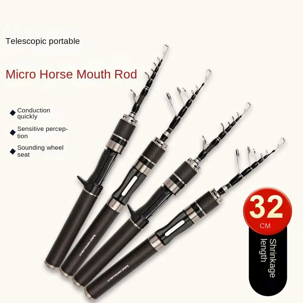 Bộ Cần Câu Rút Gọn & Máy Câu Kèm Phụ Kiện 1.5-1.8m