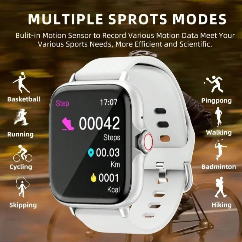 Unisex Bluetooth Sports Rotating Smart Watch