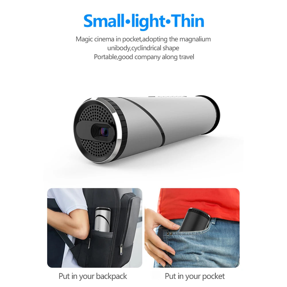 Máy Chiếu KIXIN K5 4K Mini - Rạp Phim Di Động Android 11 - Daisan Mart