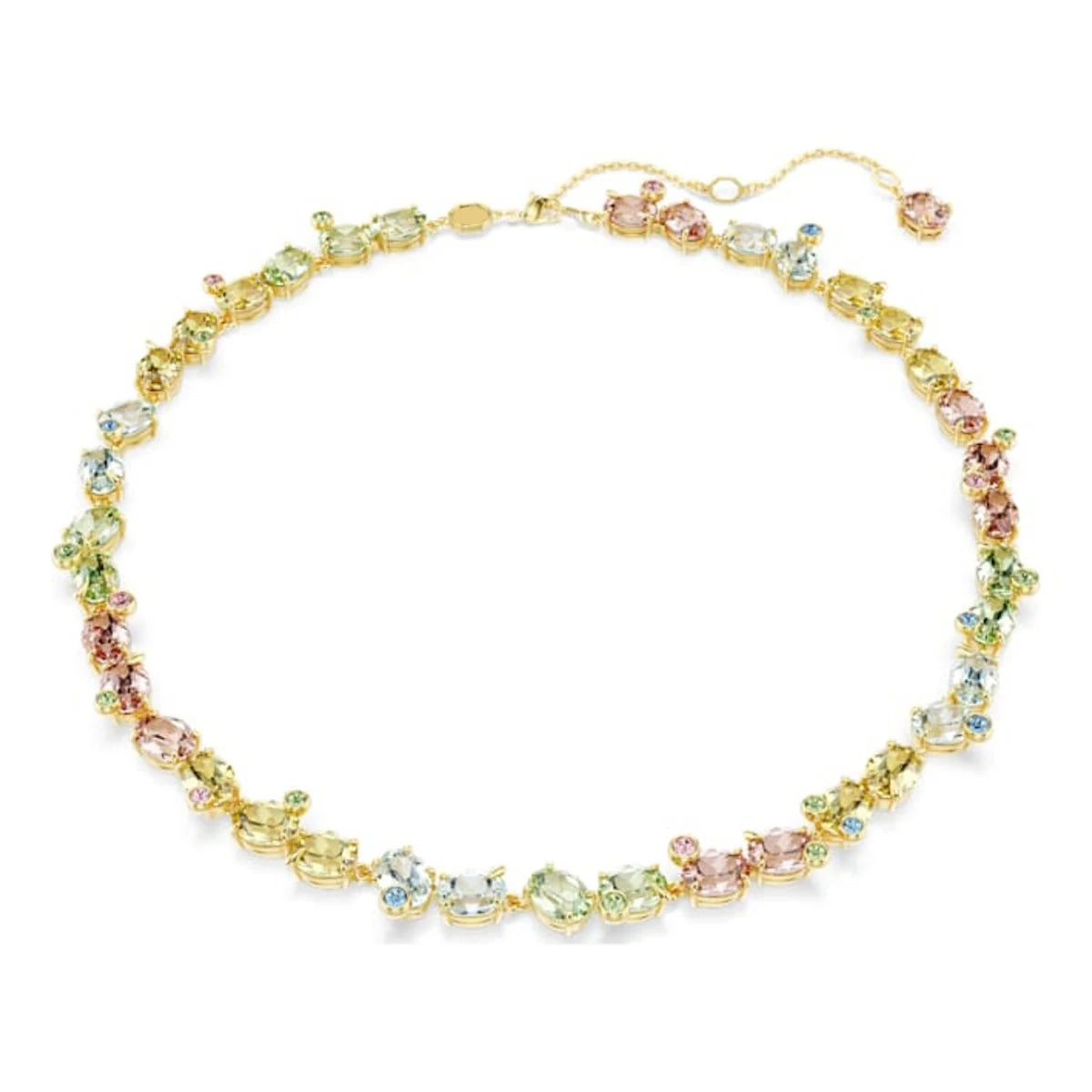 Luxurious Colorful Gold Necklace - Classy Birthday Gift