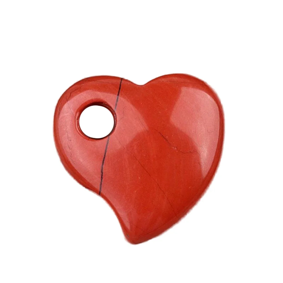 30MM Heart Shaped Quartz Healing Pendant