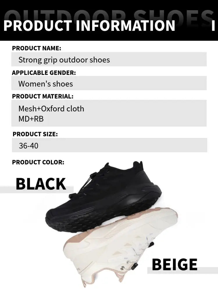 Baasploa Women's Fashion Anti-Slip Mountaineering Shoes