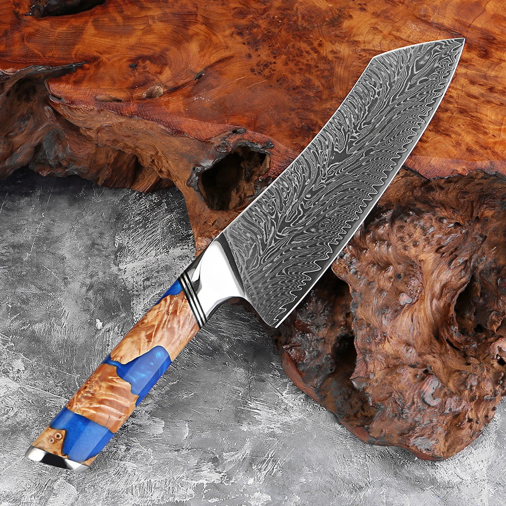 XITUO 1-9PCS Japanese Chef Knives Set,Damascus Kitchen Knives with 67-Layer VG10 Steel Blade,Ultra Sharp Cooking Knife Set - Daisan Mart