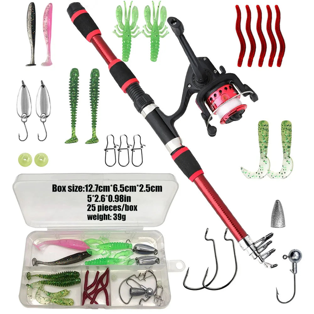 Cần Câu Trẻ Em - Dụng Cụ Câu Cá Thể Thao Ajing