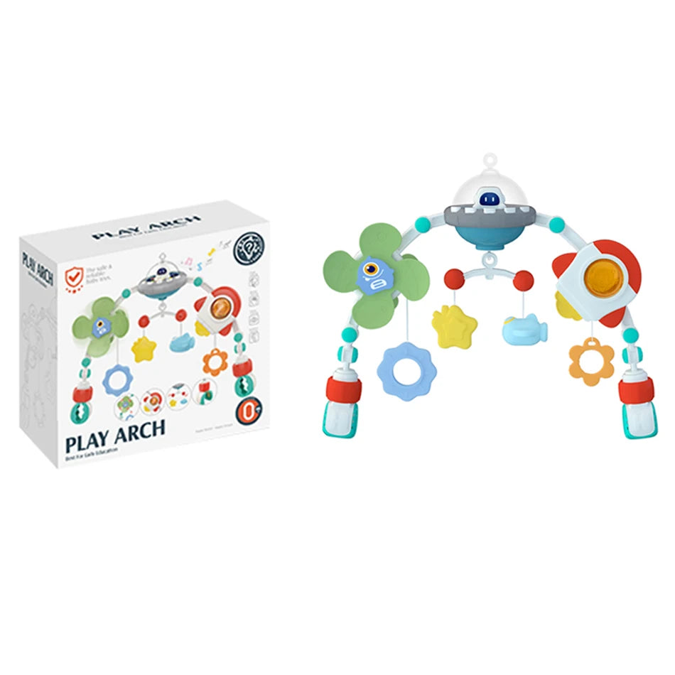 Đồ Chơi Vòm Xe Đẩy & Cũi Treo Nhạc Kích Thích Giác Quan