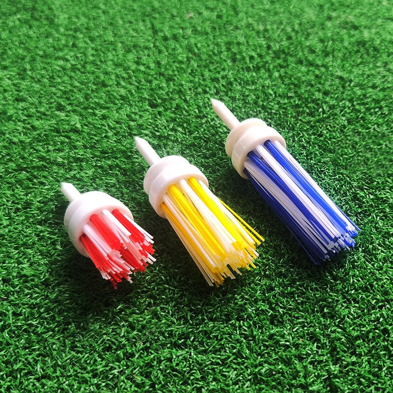 Set of 3 Colorful Plastic Golf Stakes - Sports Accessories