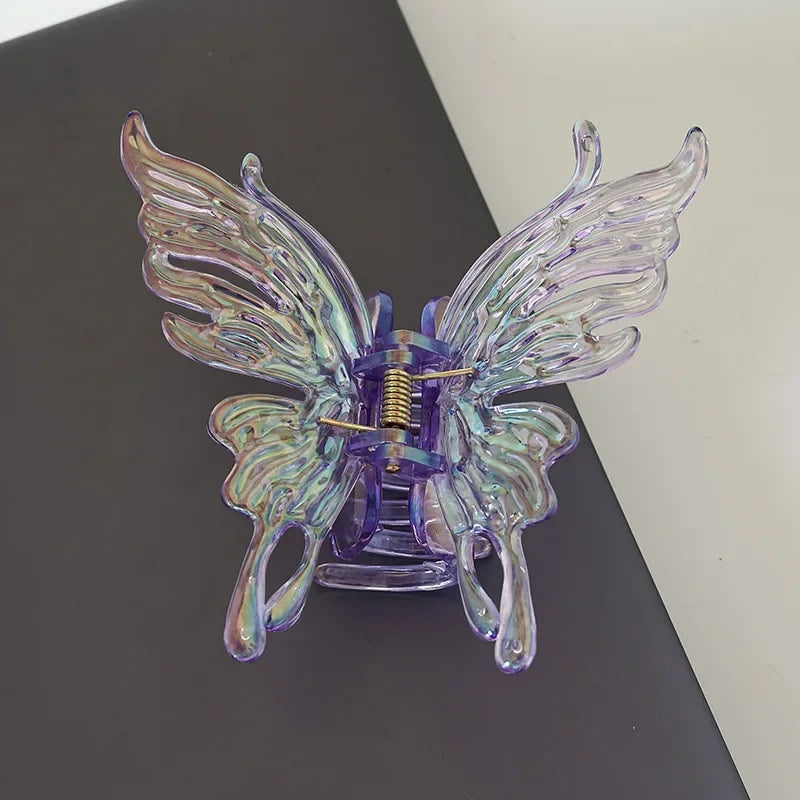 Vintage Butterfly Hair Clip - Acrylic Hair Jewelry