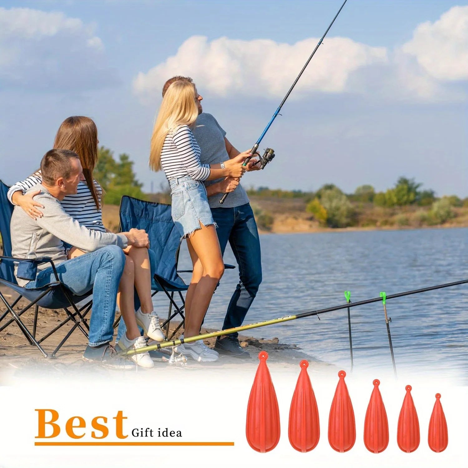 Bộ 6 Mồi Giả Tập Luyện Câu Cá - Nhiều Kích Thước