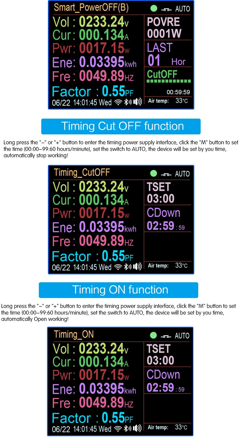 Ổ Cắm Thông Minh Đo Điện Năng WIFI Đa Chuẩn Quốc Tế