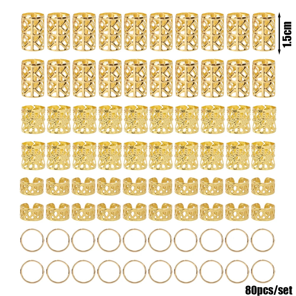 Vòng Trang Sức Tóc 100 Chiếc - Phụ Kiện Tóc Sành Điệu