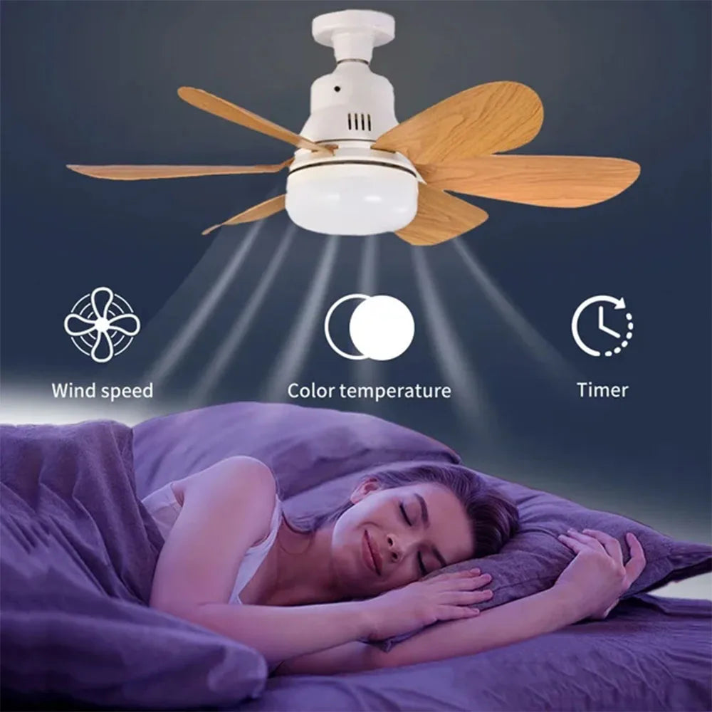 Quạt Trần Mỏng 52cm - Điều Khiển Từ Xa, Yên Tĩnh - Daisan Mart