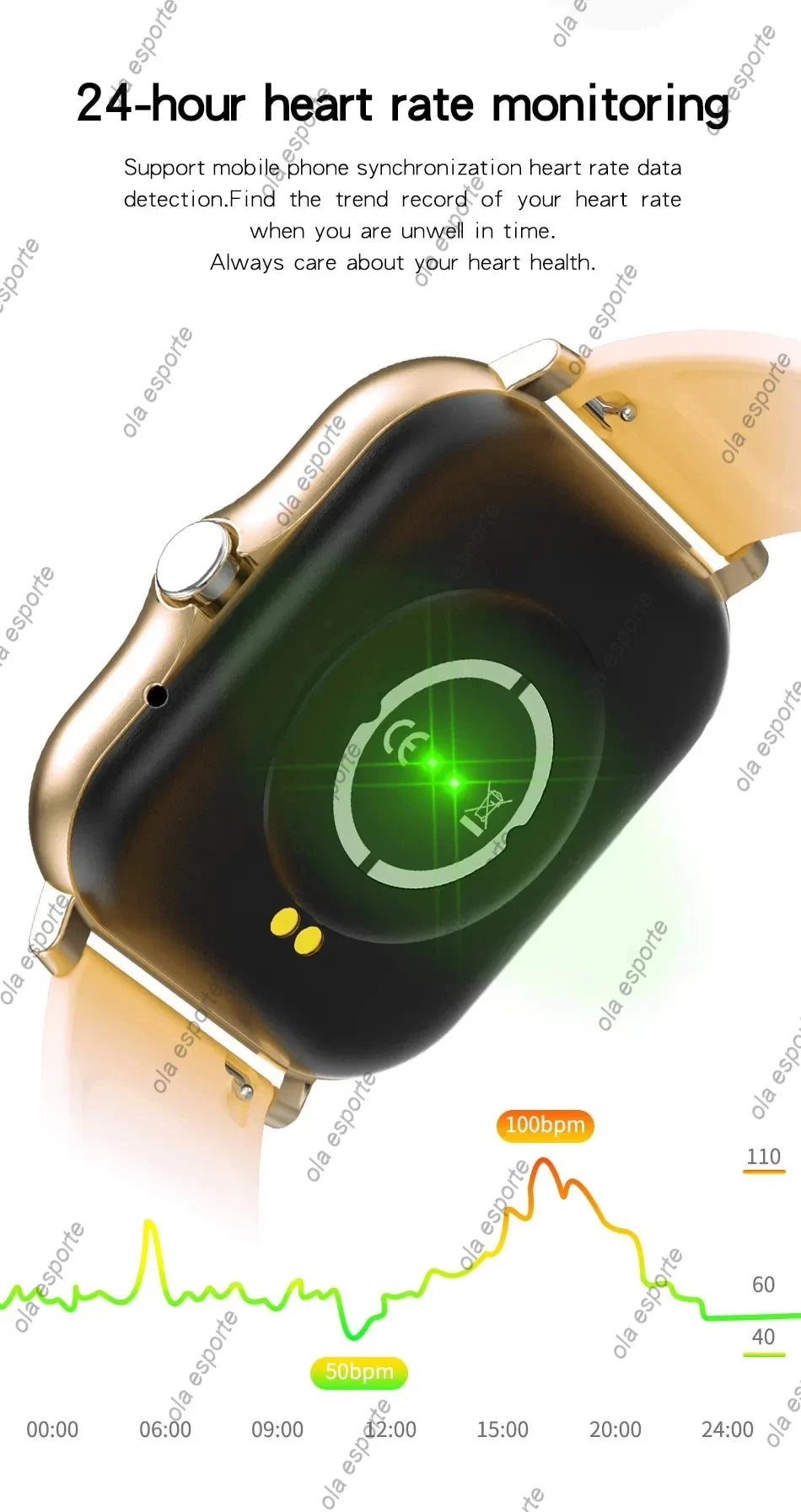 Smart Watch 2024 Touch, Bluetooth Call, Sports