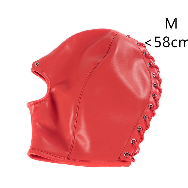 Mặt Nạ Da Bịt Kín Mặt Cosplay Gợi Cảm Unisex